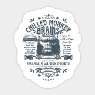 Chilled Monkey Brains Sticker